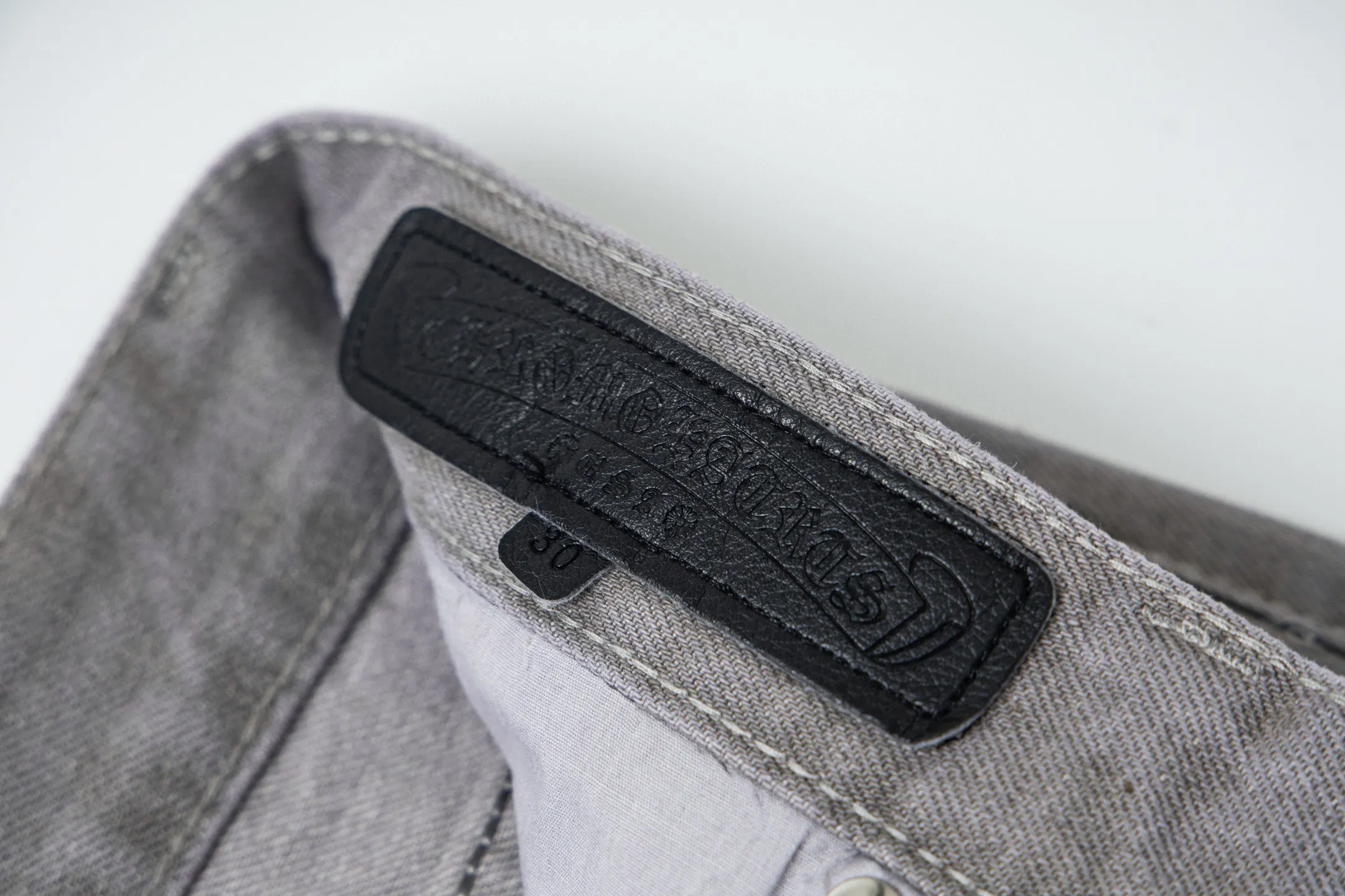 165 Chrome Hearts Gray ch ， ， ： # ：Gray Size：28 30 32 34 36